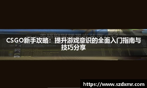 CSGO新手攻略：提升游戏意识的全面入门指南与技巧分享