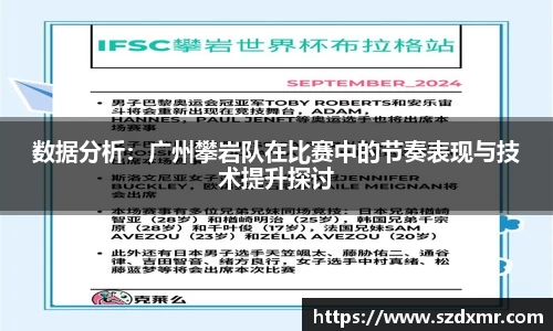 数据分析：广州攀岩队在比赛中的节奏表现与技术提升探讨